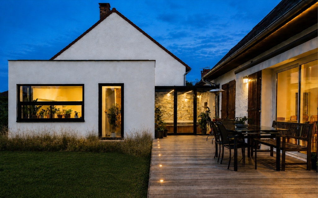 A26-studioSCOP-Ste Genevieve-Extension maison-Terrasse bois