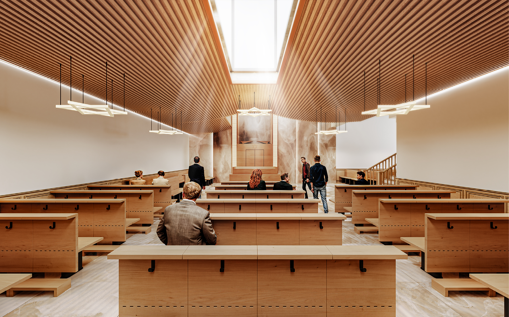 studioSCOP-Brunoy-Synagogue salle de reception-Synagogue