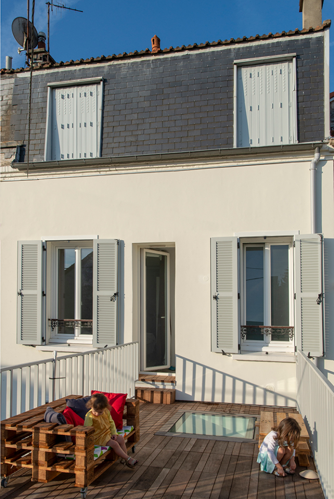 studioSCOP-Fontenay sous bois-extension maison ouvriere-Toit terrasse accessible 1