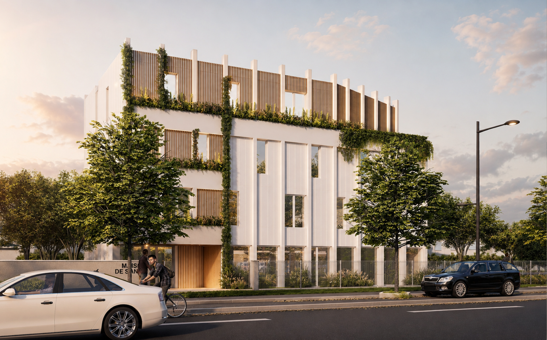 studioSCOP-Maison sante Melun-Perspective