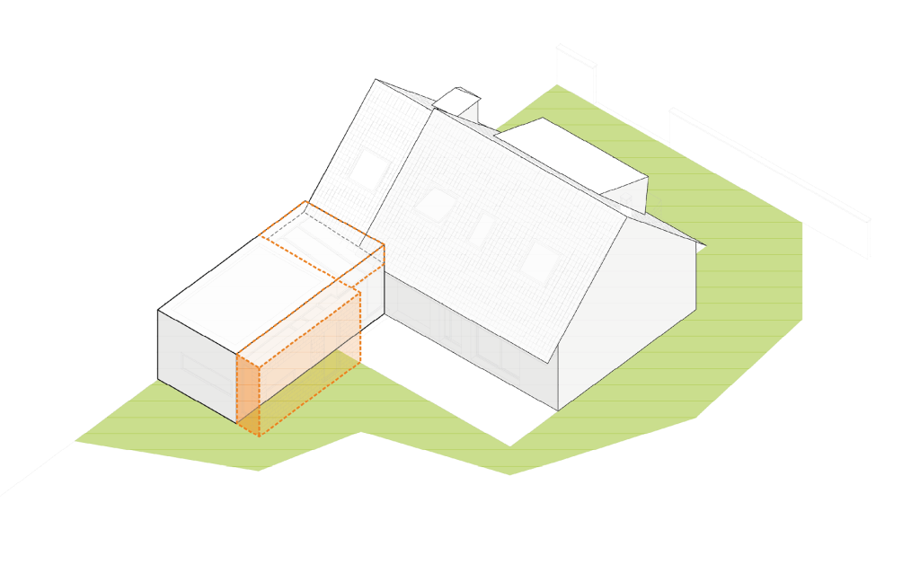 studioSCOP-Ste Genevieve-Extension maison-Schema volumes