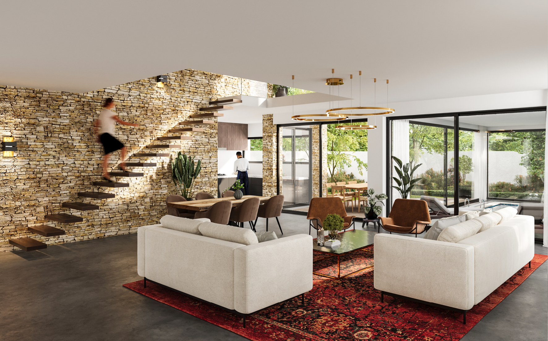 studioSCOP-Villecresnes-Maison contemporaine-Sejour